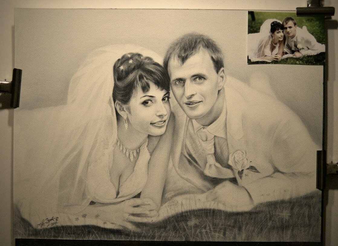 Можно ли на холсте рисовать карандашом