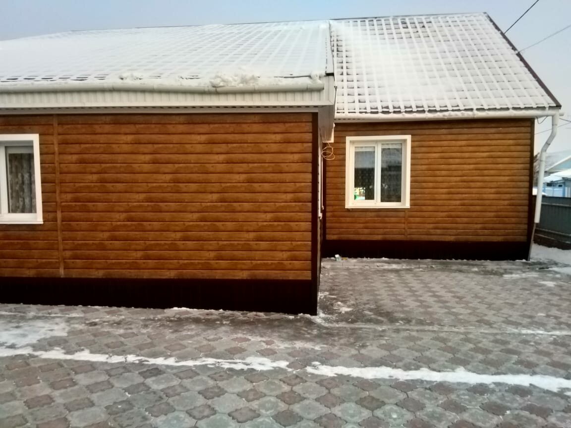 дача, дом, загородный дом, одноэтажный дом из блок хауса, новая игирма домик продуктов