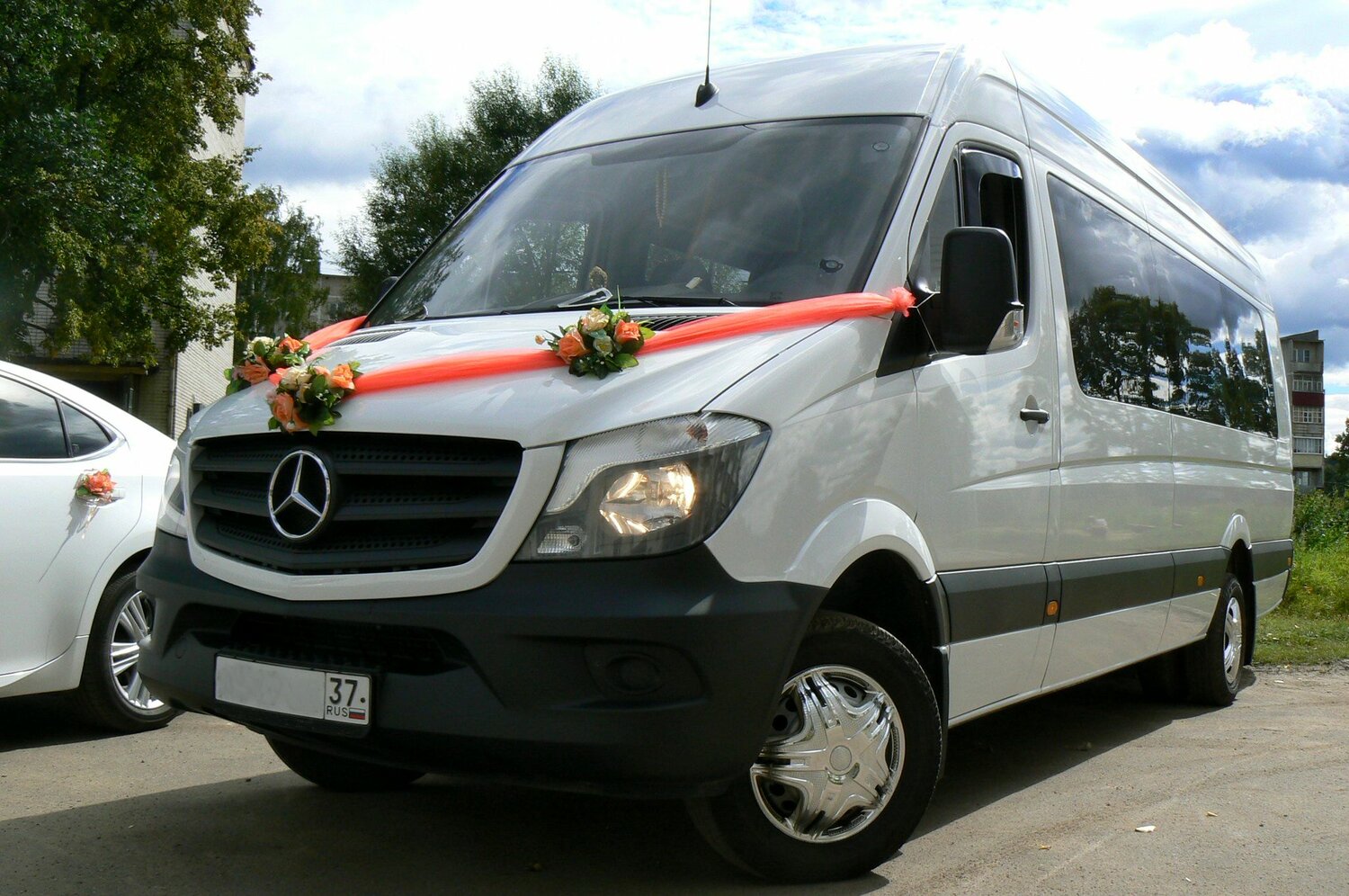 mercedes-benz sprinter, мерседес спринтер свадебный, микроавтобус, свадебный mercedes sprinter, свадебный кортеж мерседес микроавтобус