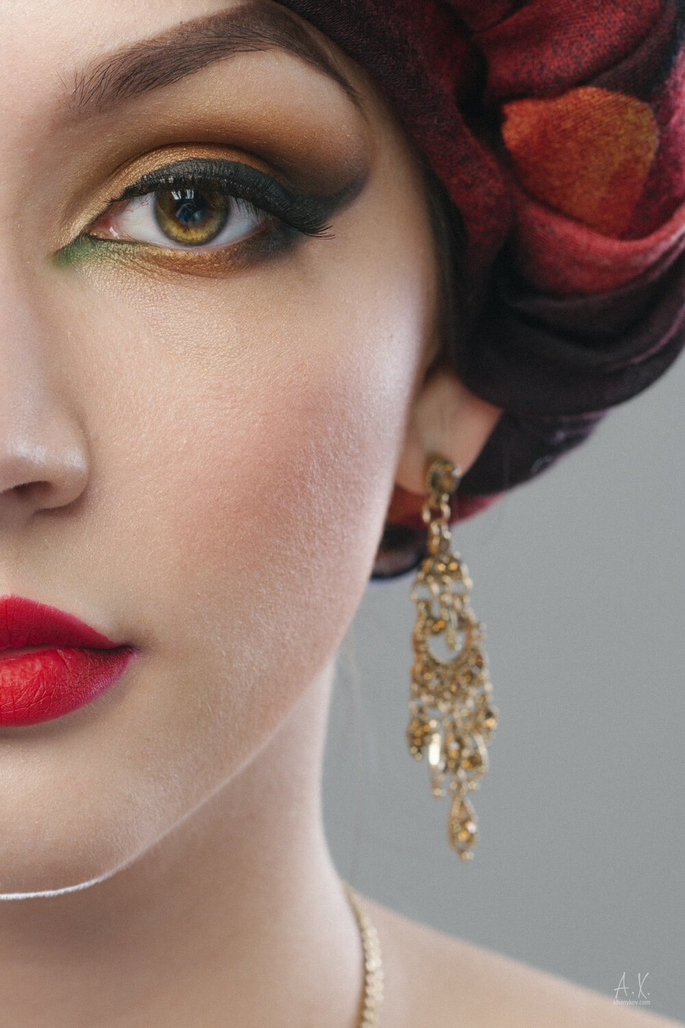 девушка, стильный макияж, красота, женщина, девушки