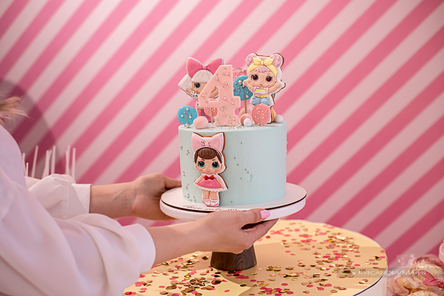 торт с лол для девочек, радужный торт лол, торт, cake, cake decorating