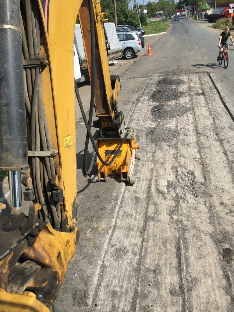 спецтехника экскаватор, спецтехника, экскаватор jcb, фреза для асфальта для jcb, экскаватор