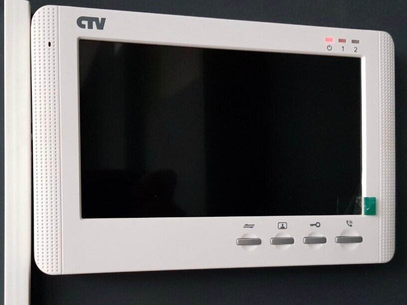 ctv m1704, ctv-m1704 se белый, rvi-vd7-11m (белый), видеодомофон, комплект видеодомофона ctv dp1704md, ctv-m1704se