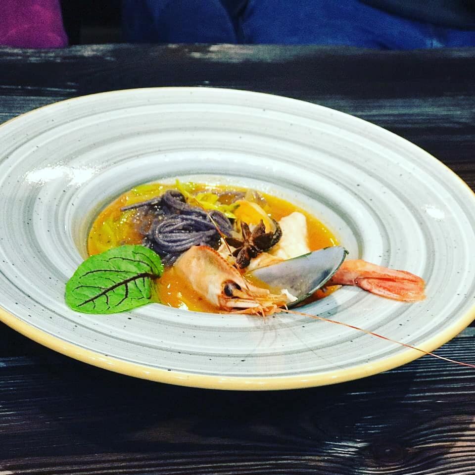 еда, морепродукты, рыбное блюдо, рыбный сет в ресторане, food