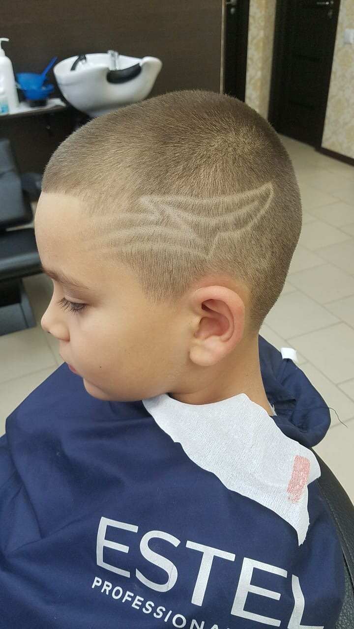 стрижка, детская стрижка с узором, для мальчиков, haircut, стрижка канадка для мальчика 2019