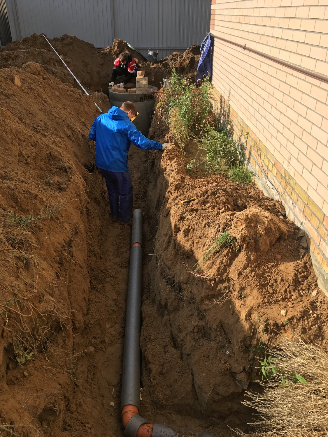 центральный водопровод в турово, дренаж участка, канализация, глубинный дренаж, прокладка водопровода в частном доме от центрального водопровода