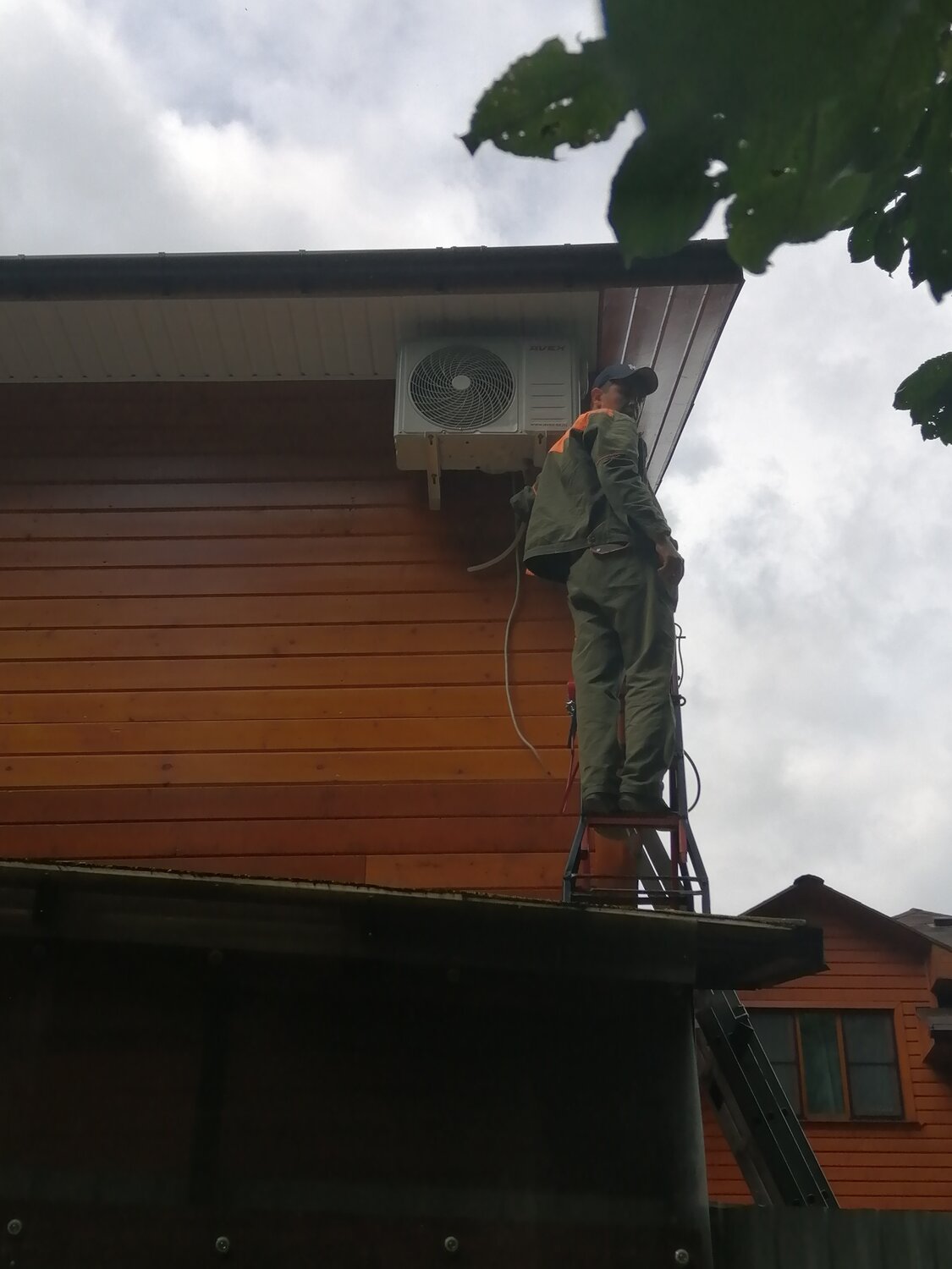 техника, крыши, монтаж, кондиционер