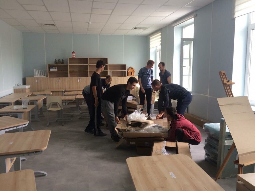ремонт в школе, профессиональное образование, обучение студентов, столярнаяастерская в школе, среднее профессиональное образование