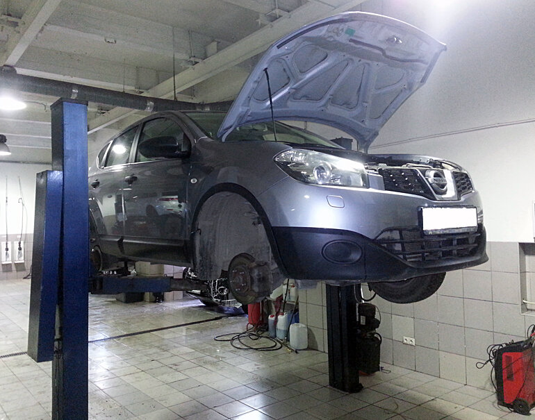 техцентр ниссан кашкай, ниссан кашкай в сервисе, ниссан кашкай 2008, nissan qashqai, автотехцентр