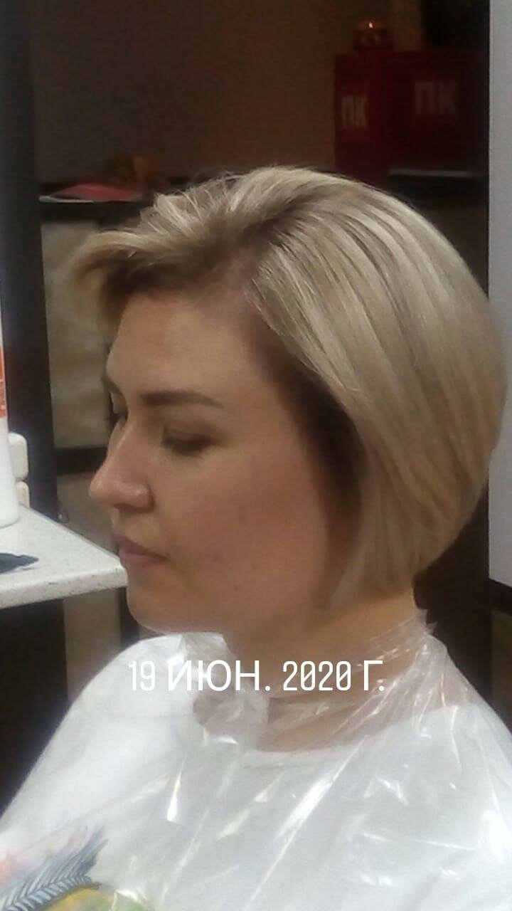 прикорневой объем на каре, девушка, каре, окрашивание, волосы мелирование