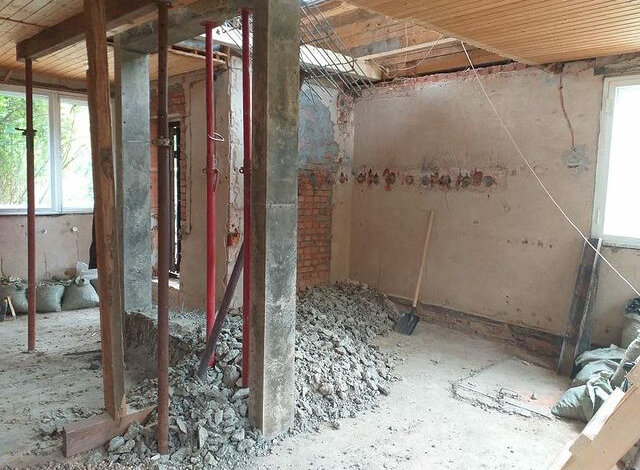 демонтаж стен, демонтажные работы, демонтаж перегородки из пеноблоков, демонтаж перегородок, демонтаж ненесущей стены в панельном доме