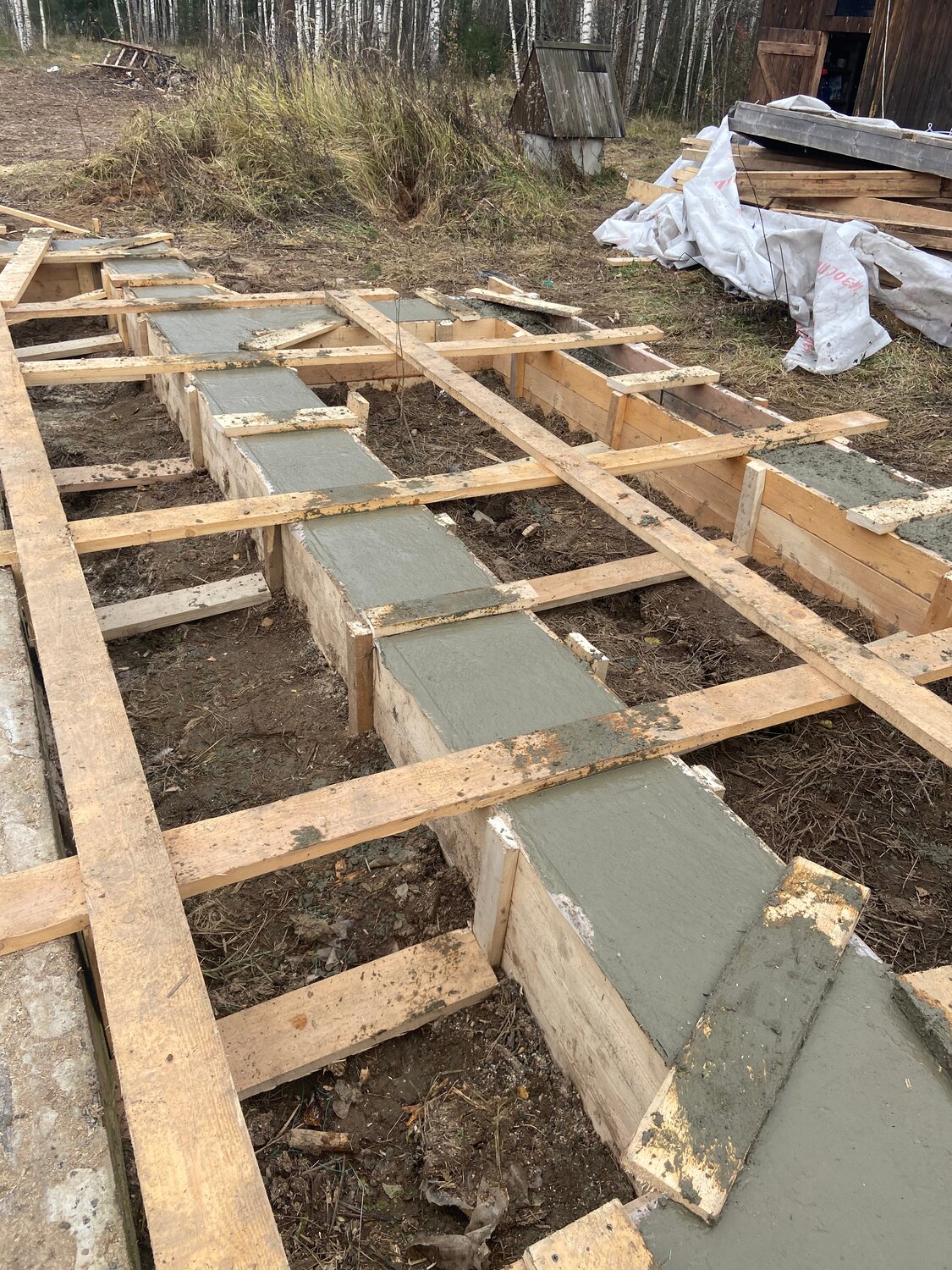 ленточный фундамент для дома, заливка фундамента, ленточный фундамент, ленточный фундамент для бани, фундамент