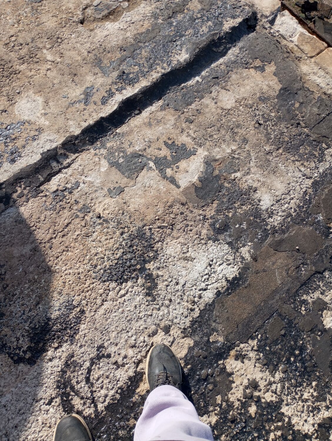 вавилон древний город, руины вавилона, асфальт, древний вавилон, мощеная дорога