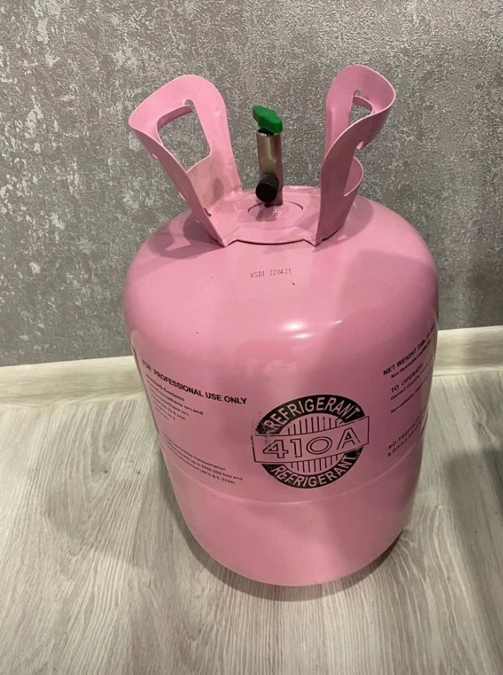 баллон фреон, фреон r 410 a, пустые баллоны из под фреона, баллон из под фреона, хладагент