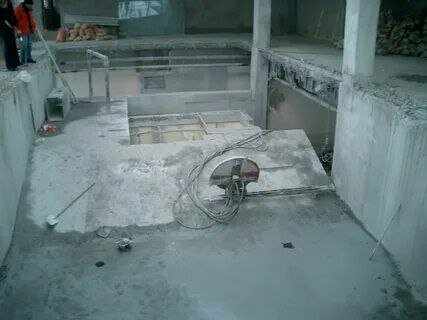 строительство бассейна, монолитный бассейн, резка бетона, бассейн из бетона, чаша бассейна