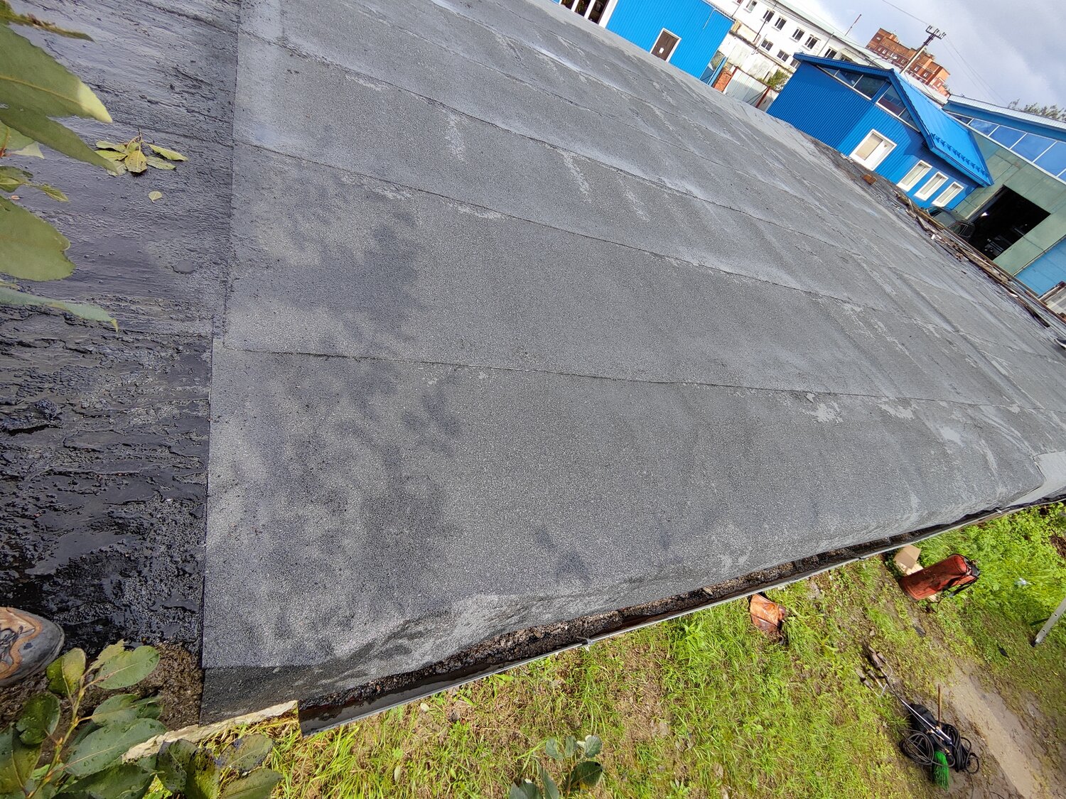 гидроизоляция крыши гаража, гидроизоляция кровли, кровля из рубероида, покрытие кровли, кровля гаража