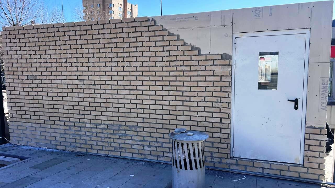 Монтаж клинкерной плитки