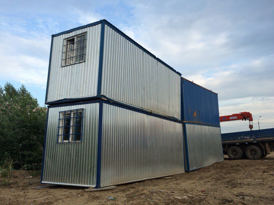 бытовка строительная, блок-контейнер 6000х2400, блок контейнер, блок контейнер 6 метров, сдвоенный блок контейнер