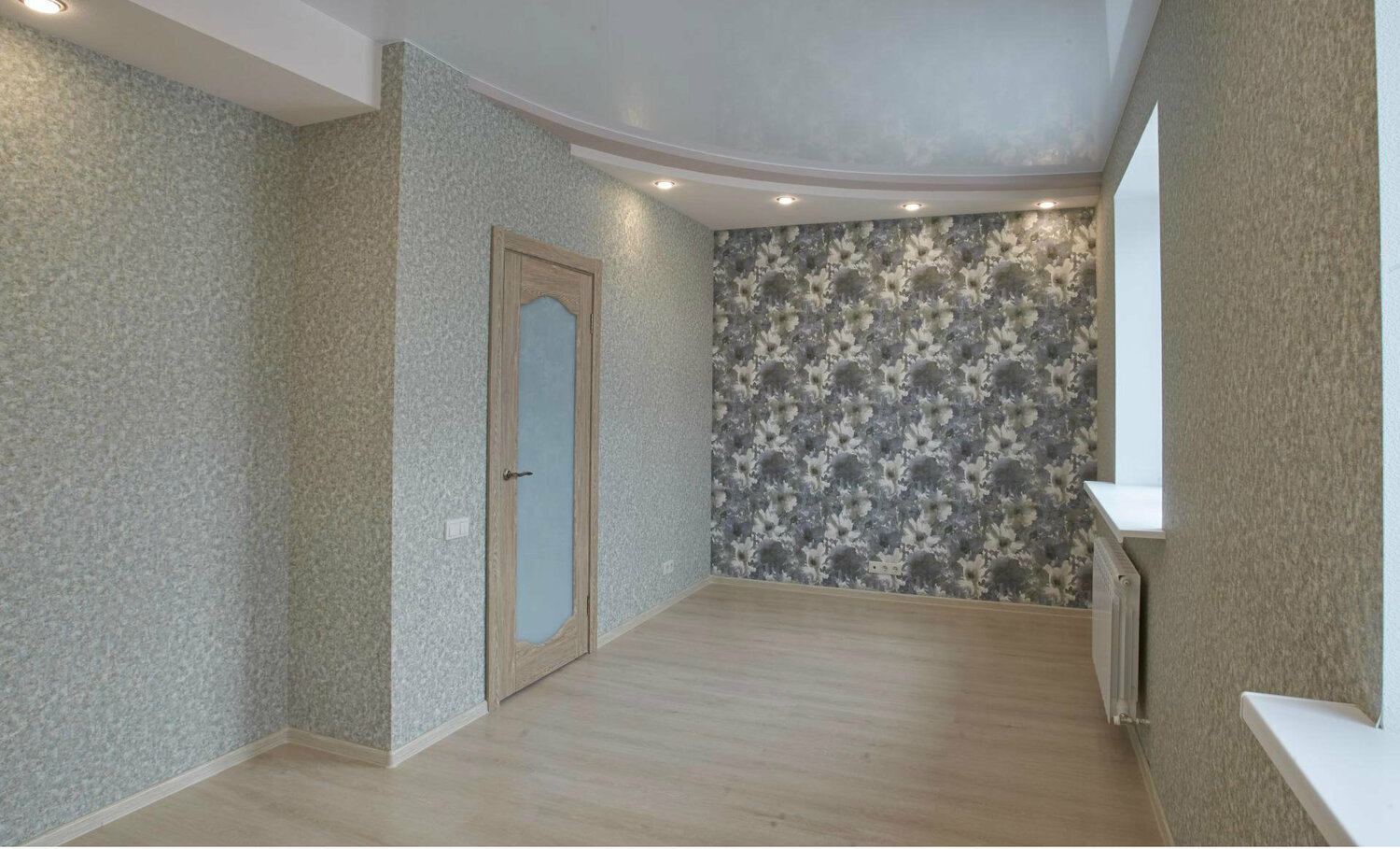 ремонт в квартире, квартира с отделкой в новостройке, квартира, интерьер, мозаичная штукатурка в интерьере