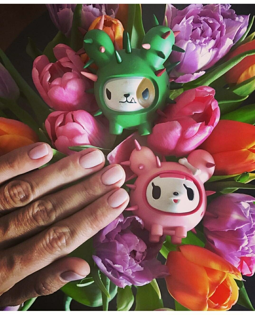 flower, цветы, фигурки tokidoki cactus friends, весенний букет, букет