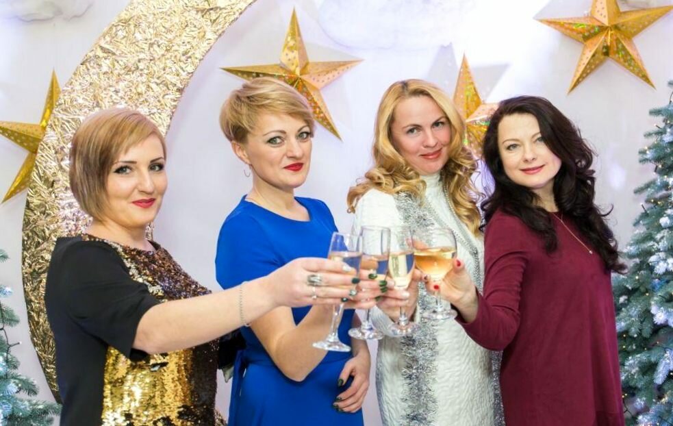 женский новогодний корпоратив, новогодний корпоратив, корпоратив, женщина, новогодний