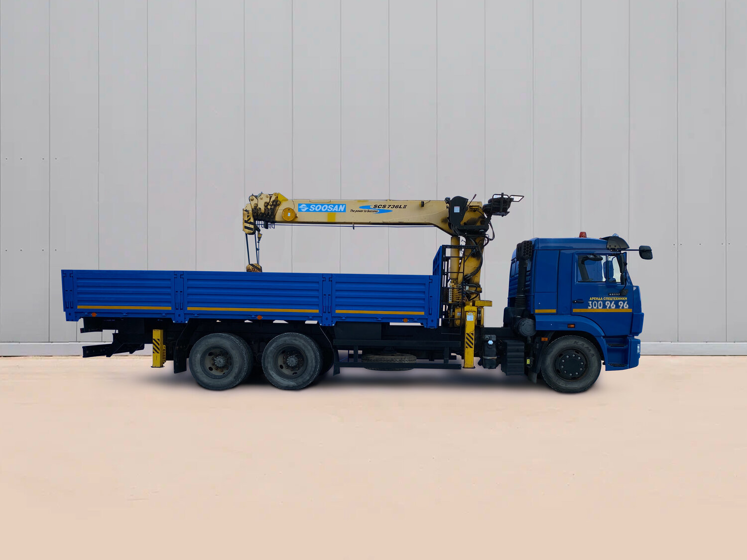 камаз 65117 с кму soosan scs-736, камаз 65117 с кму soosan 746, камаз 65117 с кму, камаз 65115 с кму soosan scs 746, манипулятор камаз