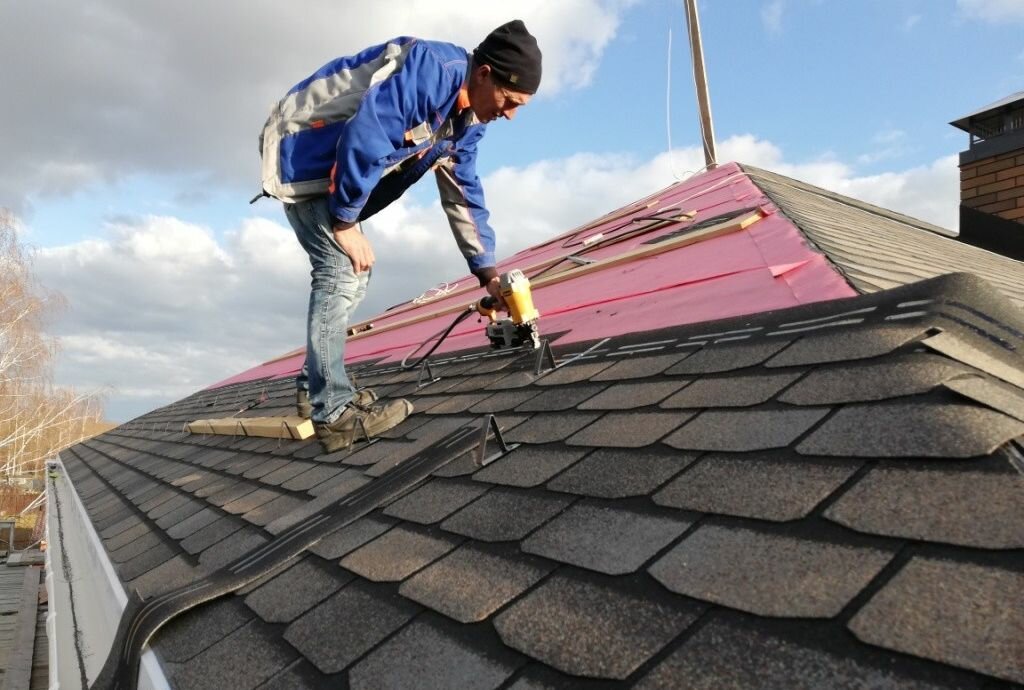 Монтаж гибкой черепицы технониколь - 86 фото