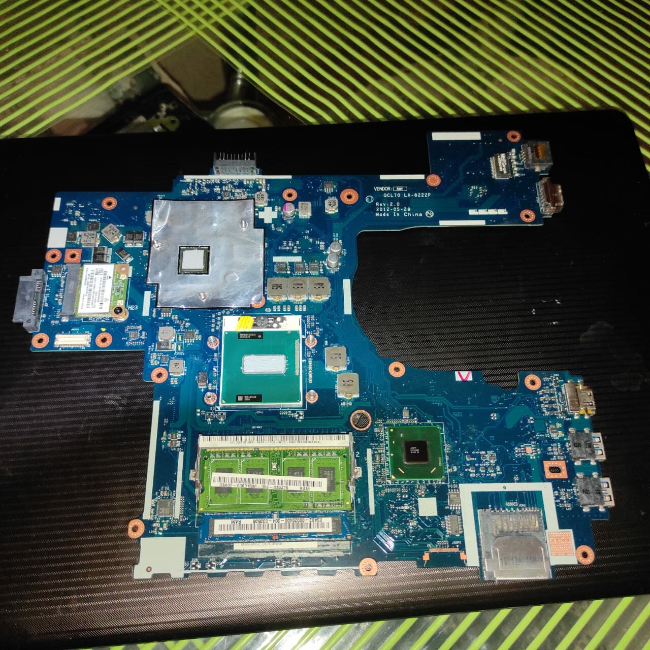 материнская плата ноутбука, материнская плата lenovo, lenovo g505 материнская плата, плата ноутбука, la-6582p