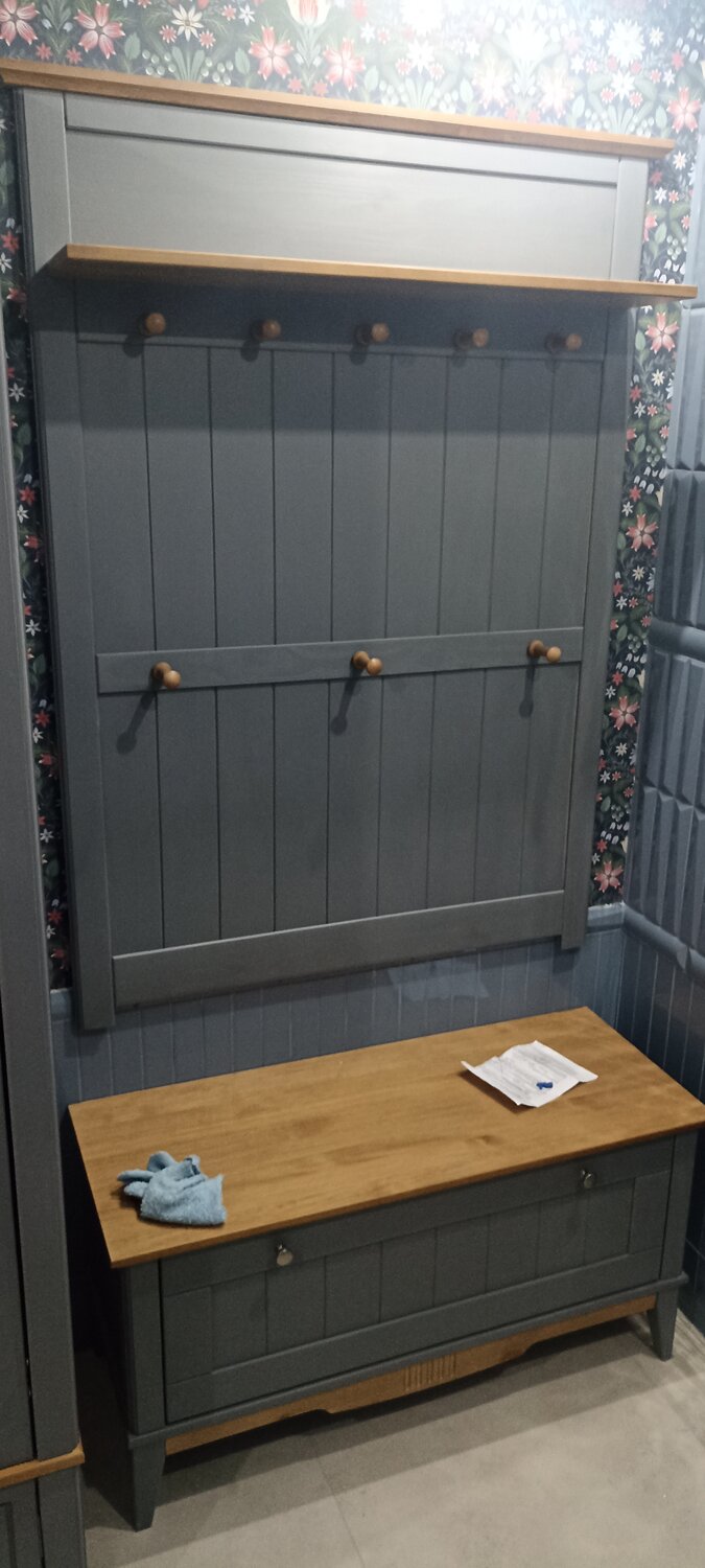 vonhaus coat rack stand shoe storage bench grey hallway, ������������ �� ����������������, ����������������, ���������������� �� ���������� ������������, tall monks bench with coat hooks