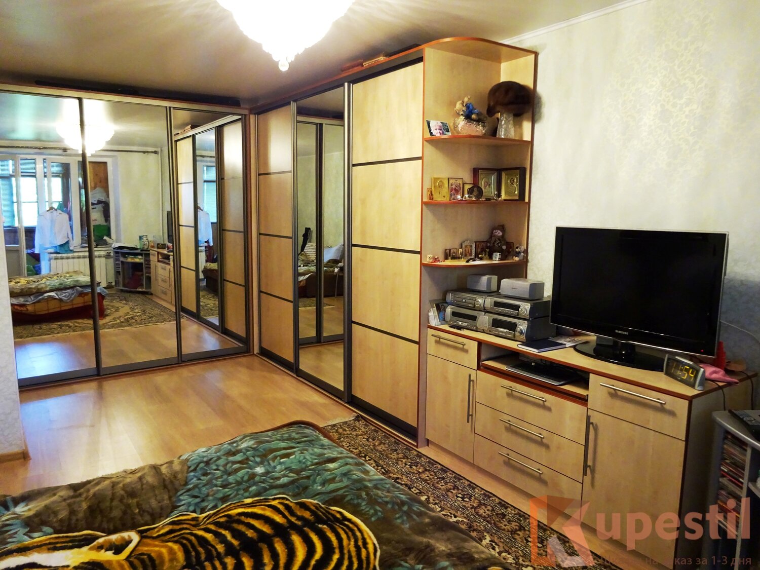 квартира, комната, шкаф купе, мебель, интерьер