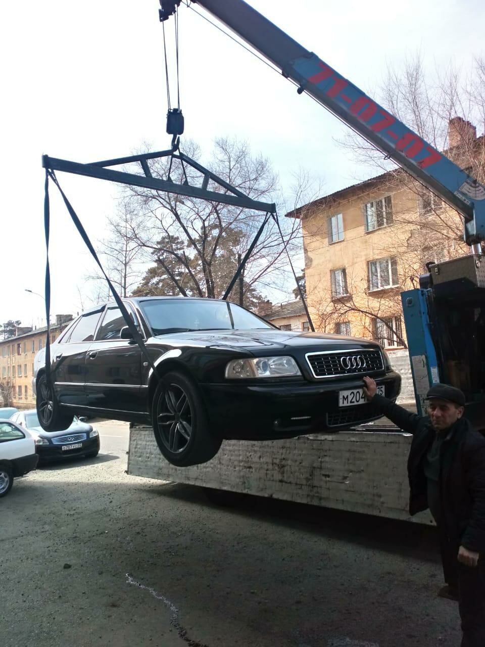автомобиль, авто, эвакуатор, траверса линейная для эвакуатора, легковой автомобиль