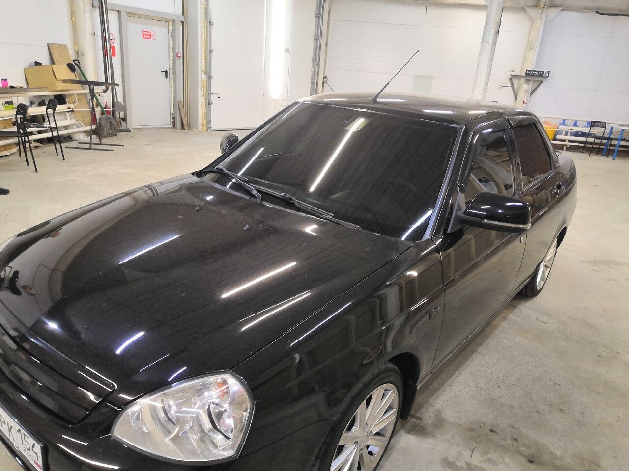 автомобиль, lada priora, авто, приора седан с тонером, приора после мойки