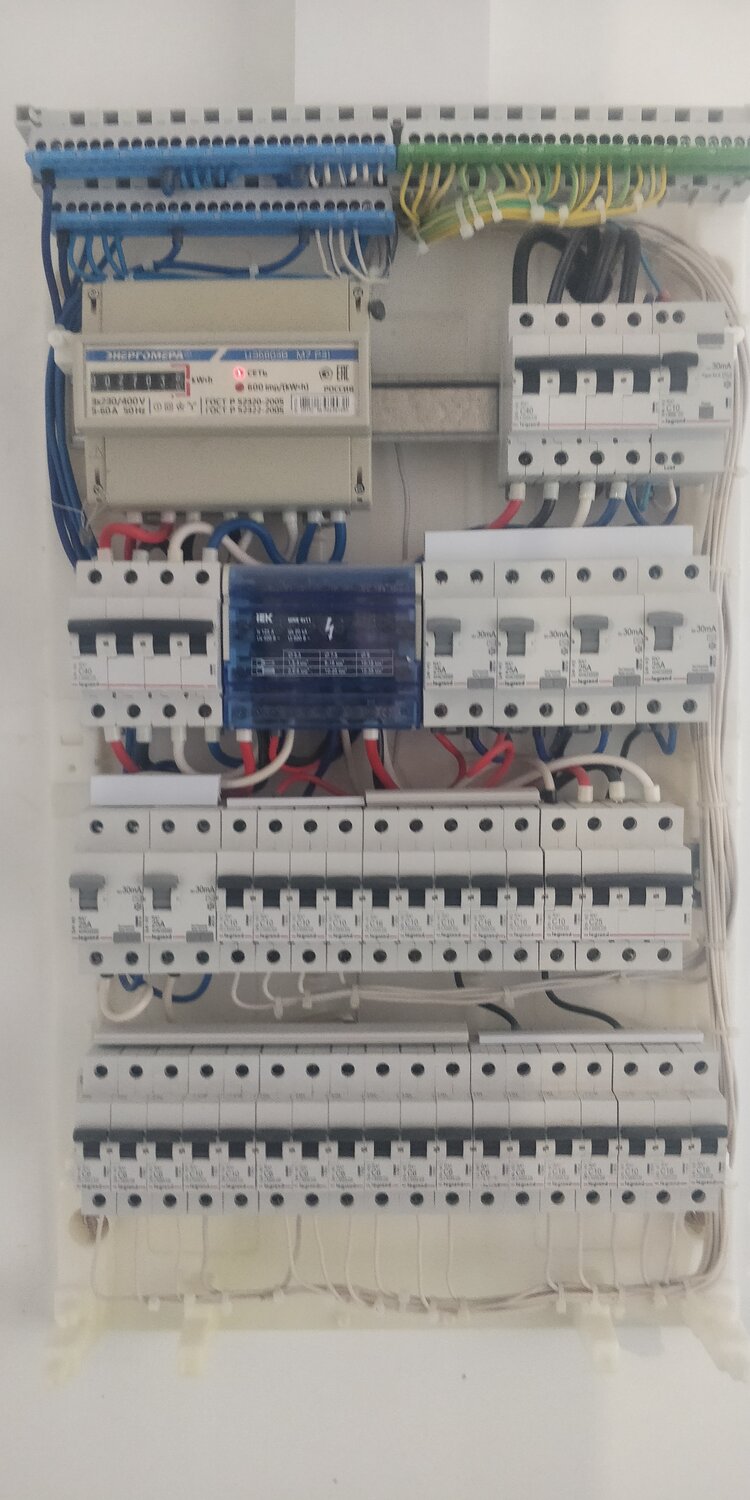 рщ распределительный щит, электрощит на 72 модуля, сборка электрического щита abb mistral, электромонтаж щитка, расключка щита электрического