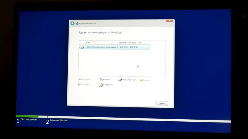 экран с текстом, windows 10, установка windows, windows, установить windows 10 с флешки на ssd