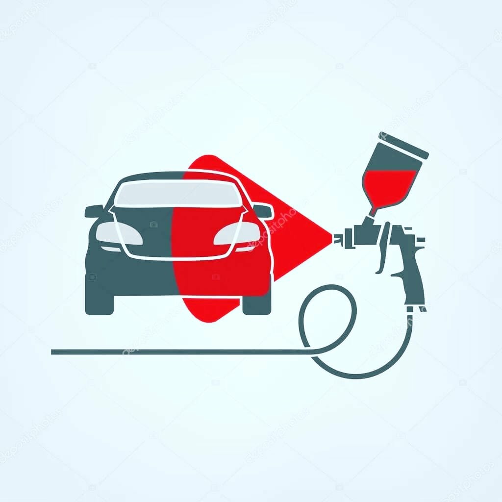 покраска авто логотип, автопокраска логотип, авто иконка, иконка автомаляр, кузовной ремонт