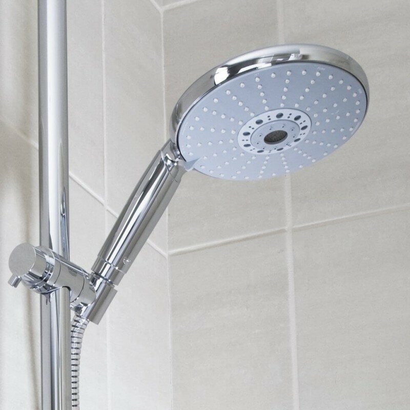 душевая лейка grohe rainshower classic 28765000, душевая лейка, 27911000 grohe power soul душевая система, душевая лейка grohe, душевой гарнитур grohe 28769001