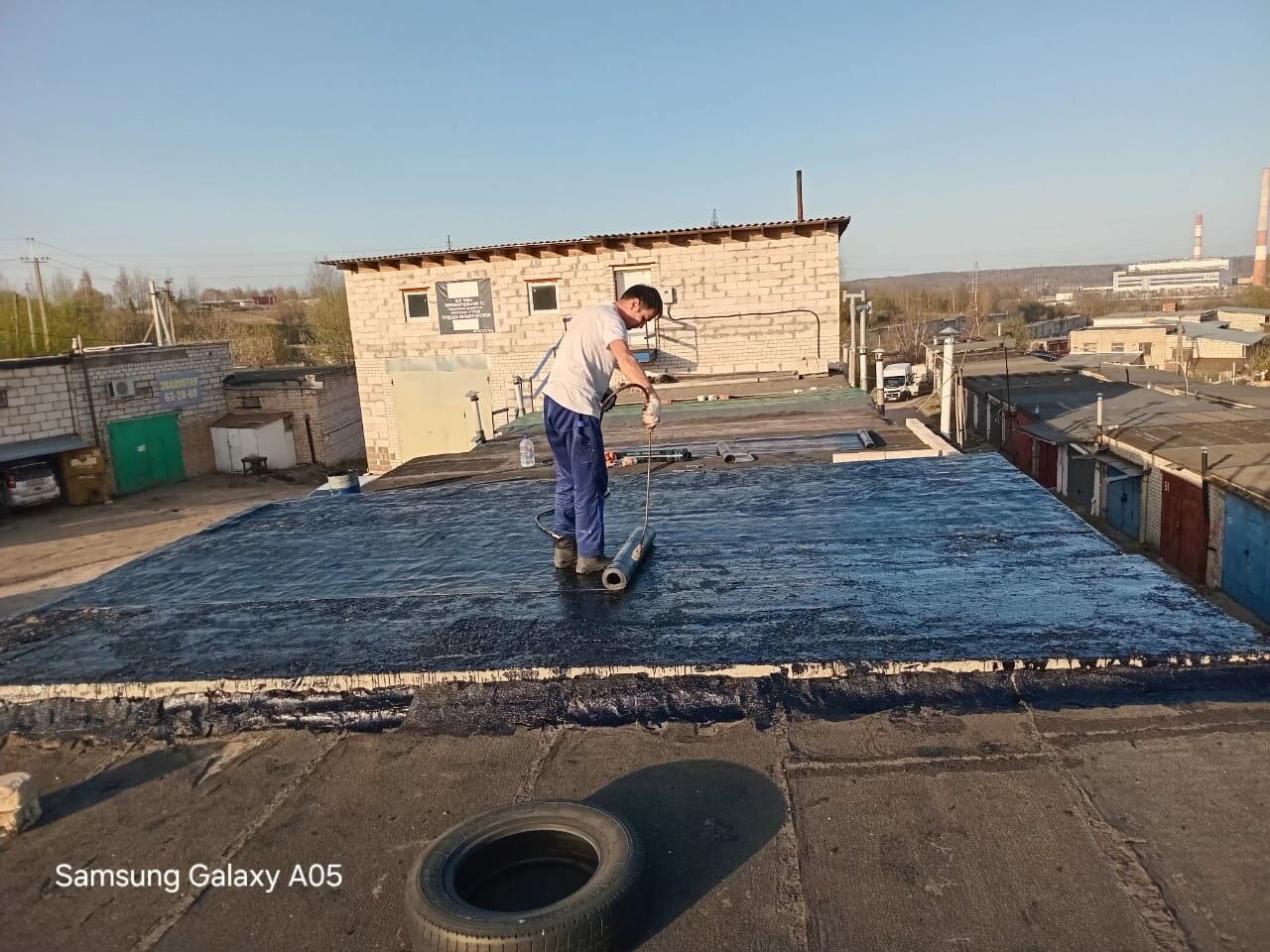 гидроизоляция кровли, гидроизоляция крыши гаража, наплавляемая кровля, гидроизоляция крыши, ремонт мягкой кровли