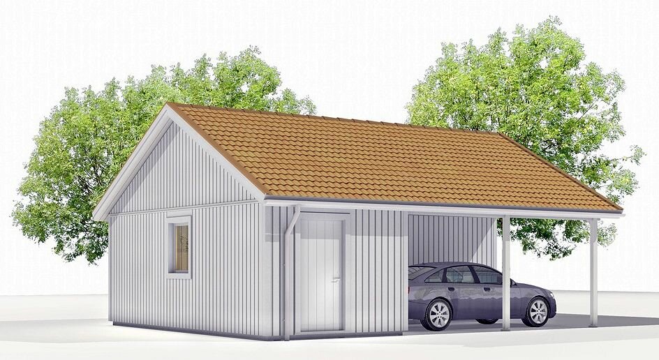 Проекты гаражей! Строительство гаража! ЛСТК гаражи! Современный стиль! Красноярс
