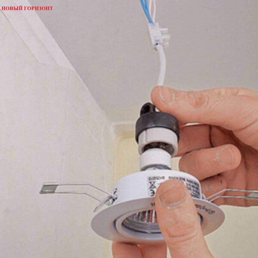 Точечные светильники в интерьере