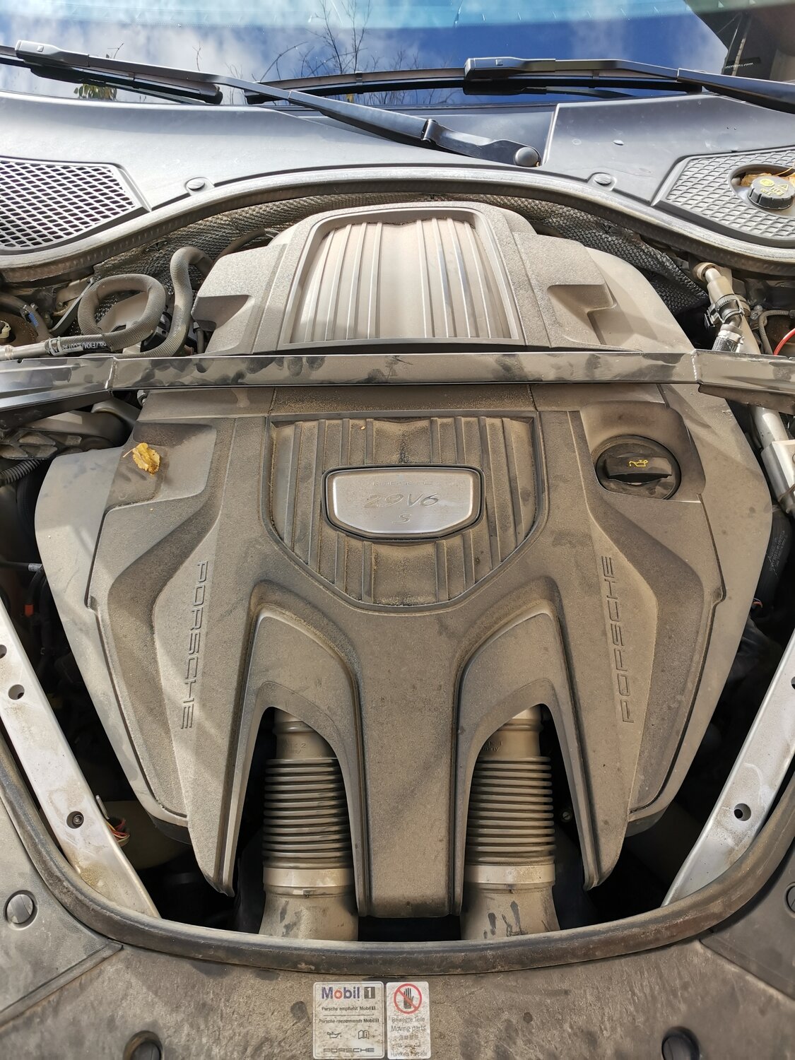 капот porsche panamera 971, порше панамера моторный отсек, автомобиль, авто, порше панамера капот