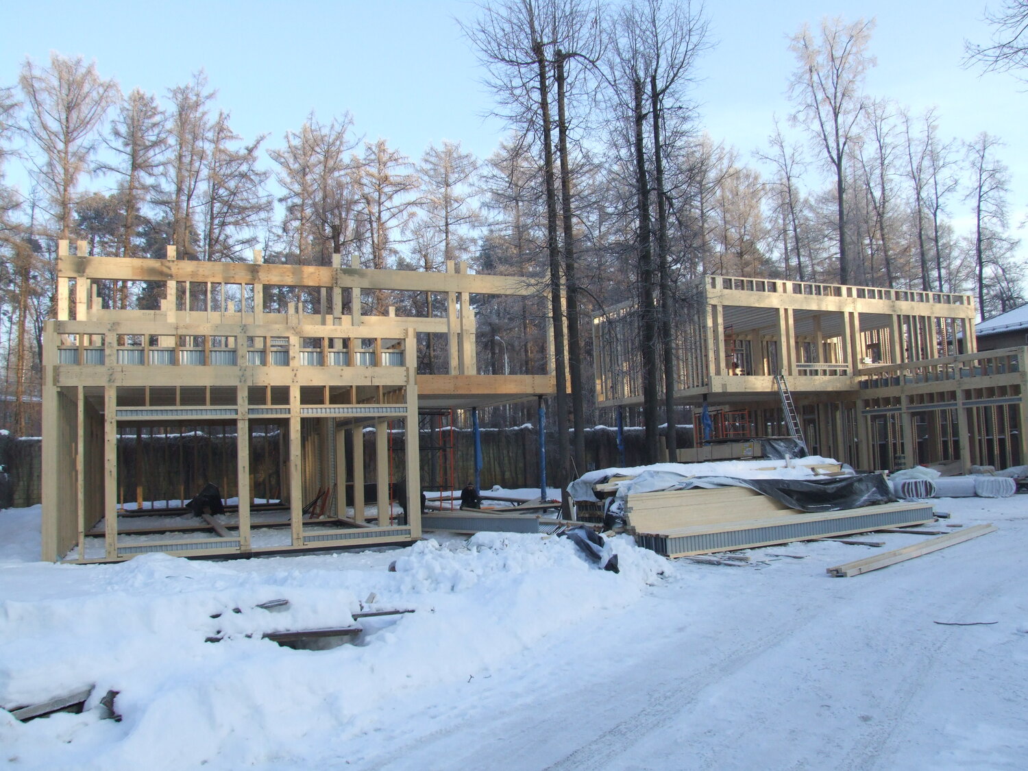 здание, фахверк истра, загородный дом, каркасный дом, поселок остафьево