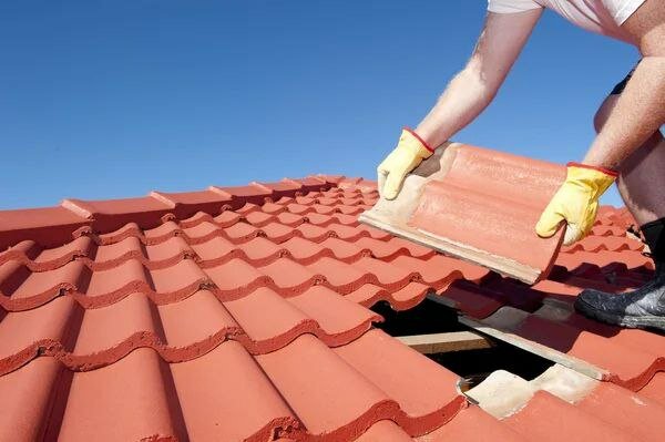 кровельные работы, песчано цементная черепица, roof repair, монтаж цементно песчаной черепицы, roofing contractor