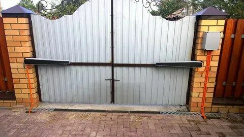 автоматика для распашных ворот дорхан, распашные ворота с электроприводом дорхан, автоматика для распашных ворот наружу, ворота распашные автоматические, автоматика для распашных ворот