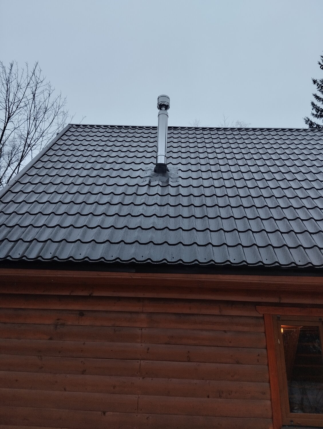 Монтаж дымохода