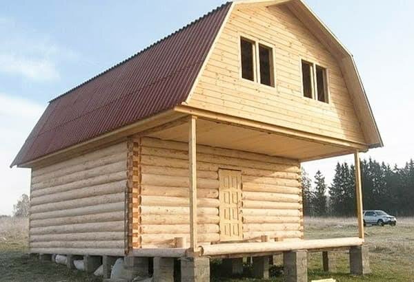 Строительство дома из бревна