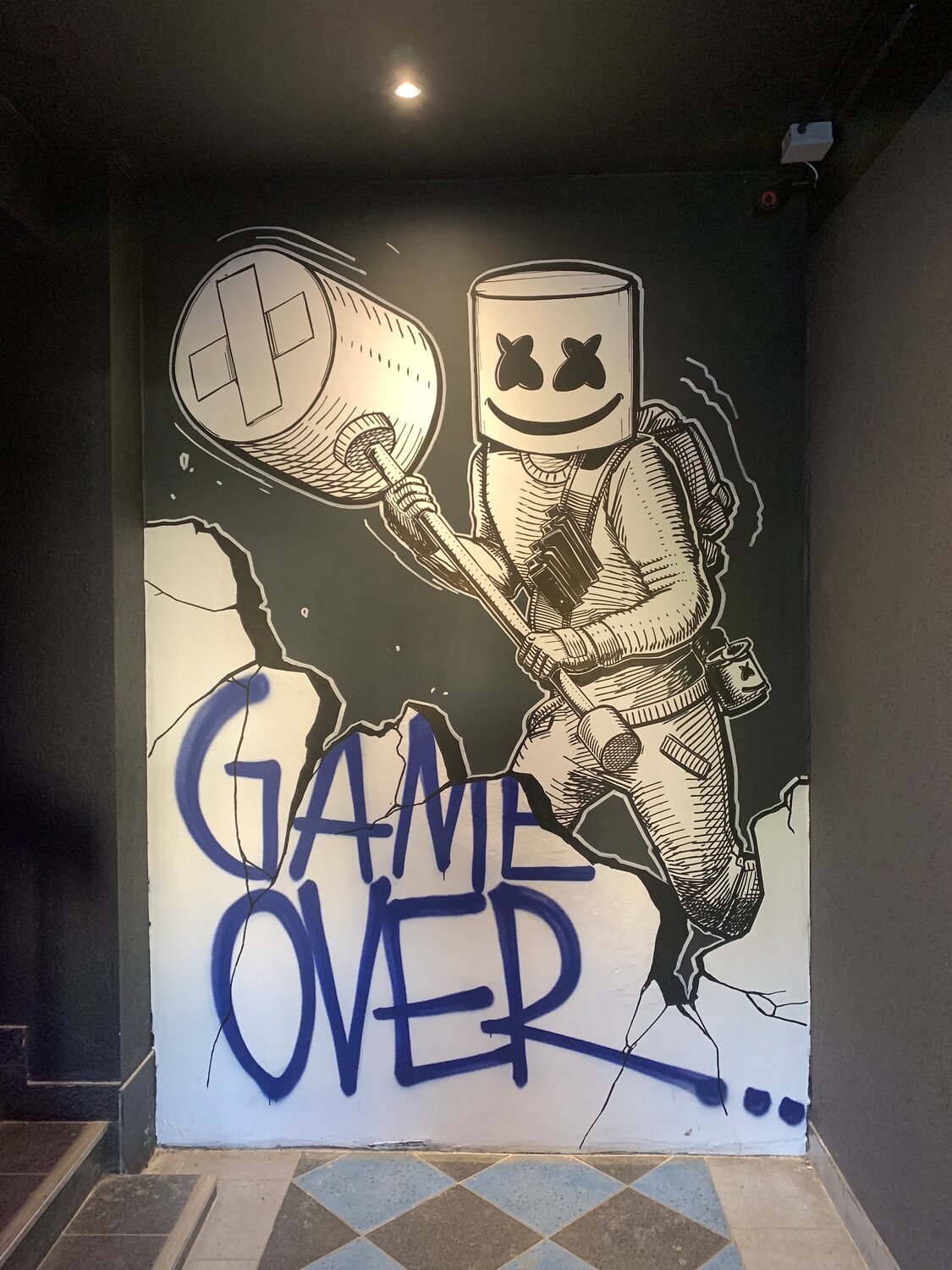 marshmello art, ��������������������, marshmello, ���������������� ��������������������, �������������������� ���� ���������������� ������