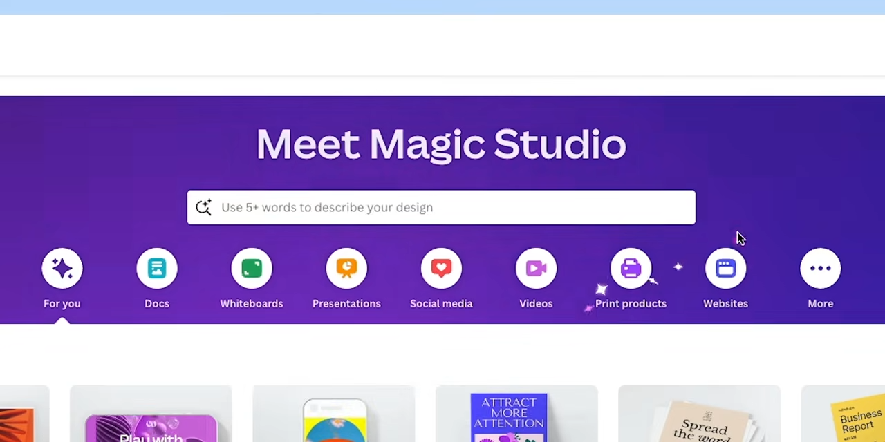 magic studio, create design, meet magic, magic design, print product