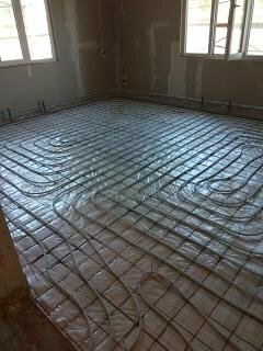 Монтаж теплого пола.