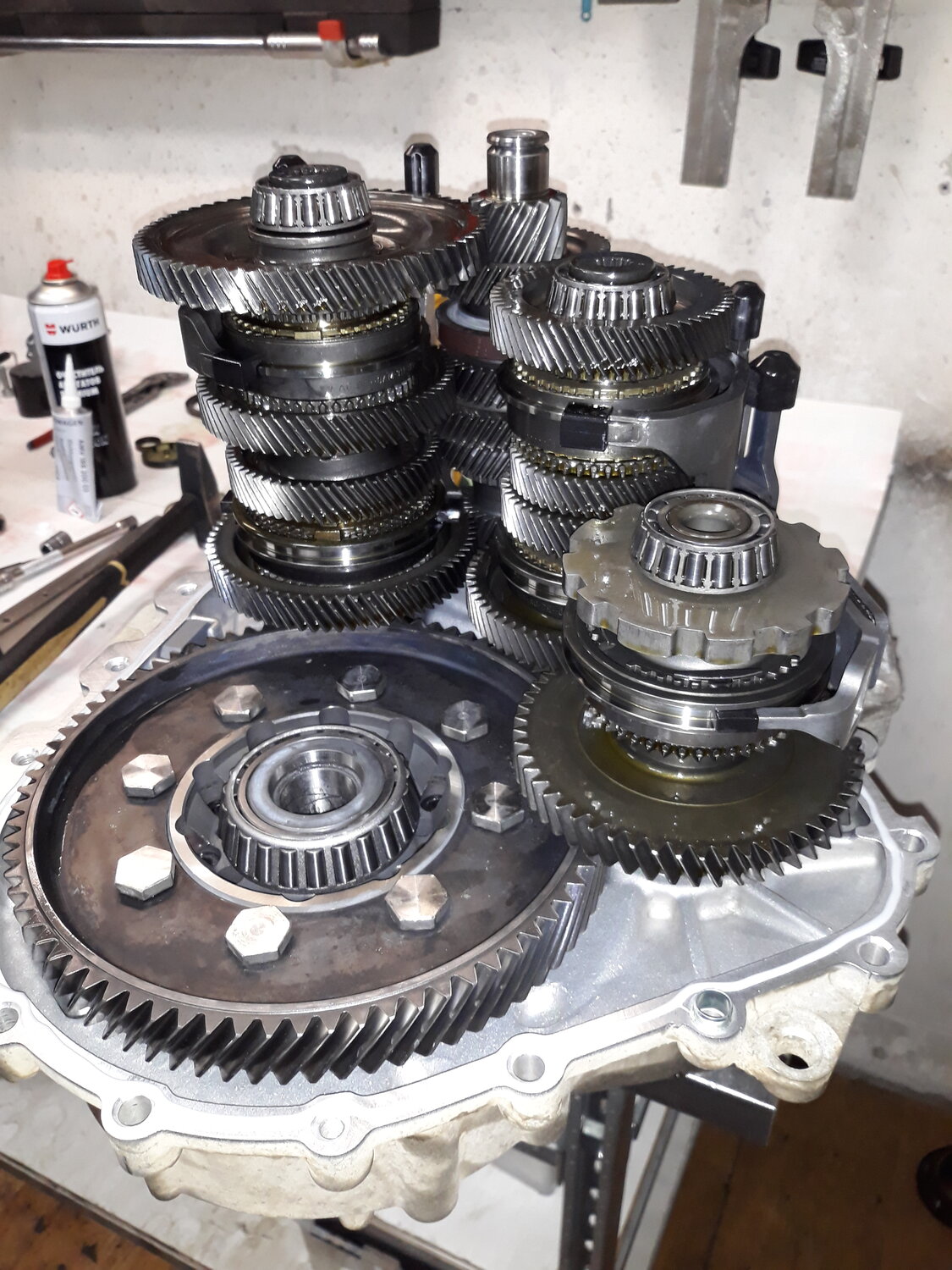 dsg dq250, новожилов dsg, редуктор dsg, синхронизаторы dq500, опорный подшипник первичного вала дсг 7