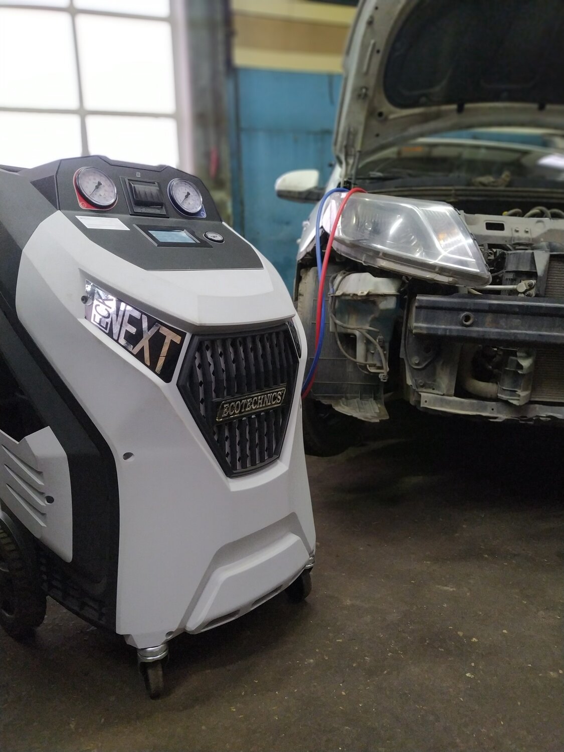 ecotechnics eck next, eck next, авто, автомобильный кондиционер, заправка кондиционера авто